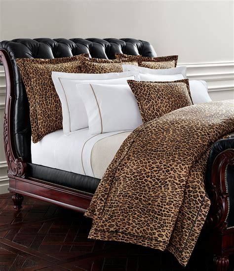 ralph lauren leopard print sheets.